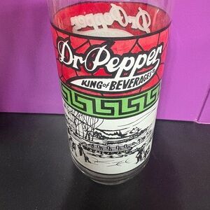 Dr Pepper Vintage Glass king of beverages with